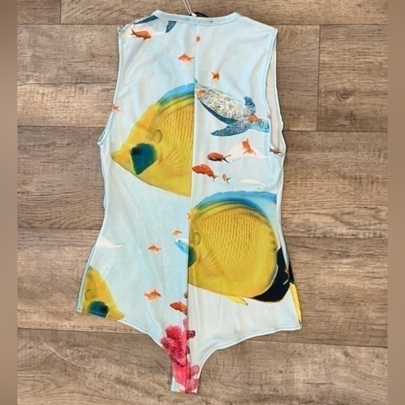 LAST ONE!!! ZARA Printed Bodysuit - Picture 6 of 12